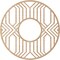 Ekena Millwork Empire Wood Fretwork Pierced Ceiling Medallion, Alder, 38"OD x 13 7/8"ID x 3/8"T CMWP38X38X0375EPAL - alternate 5